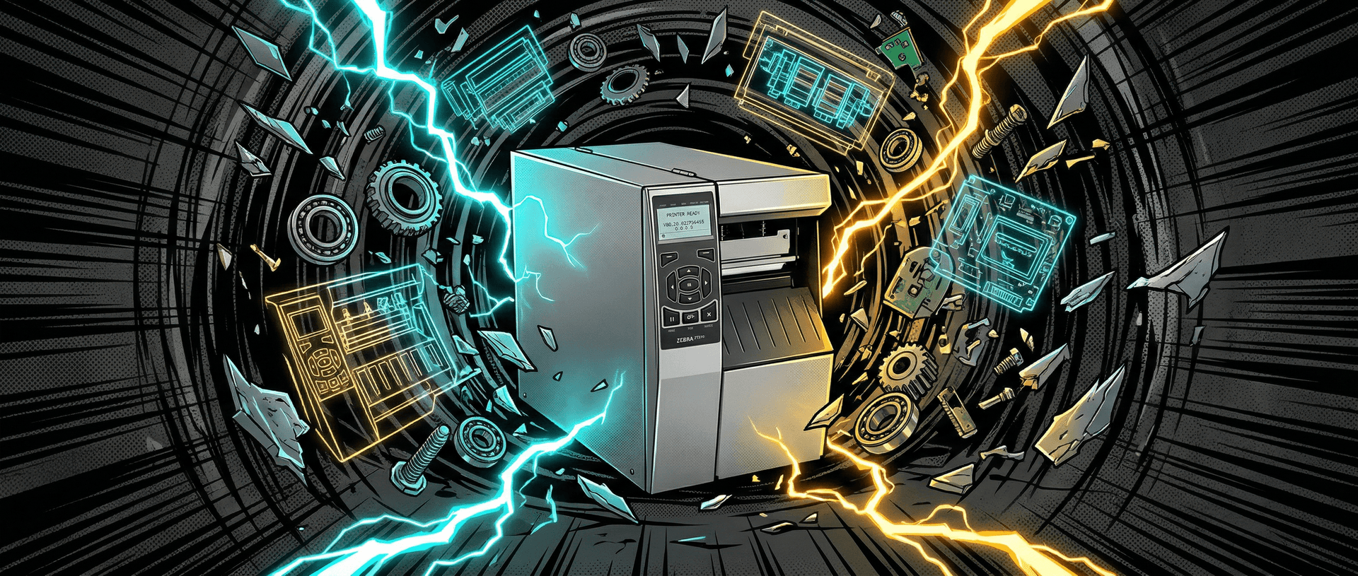 Serwis drukarki Zebra ZT510 — diagnostyka, naprawa i konserwacja