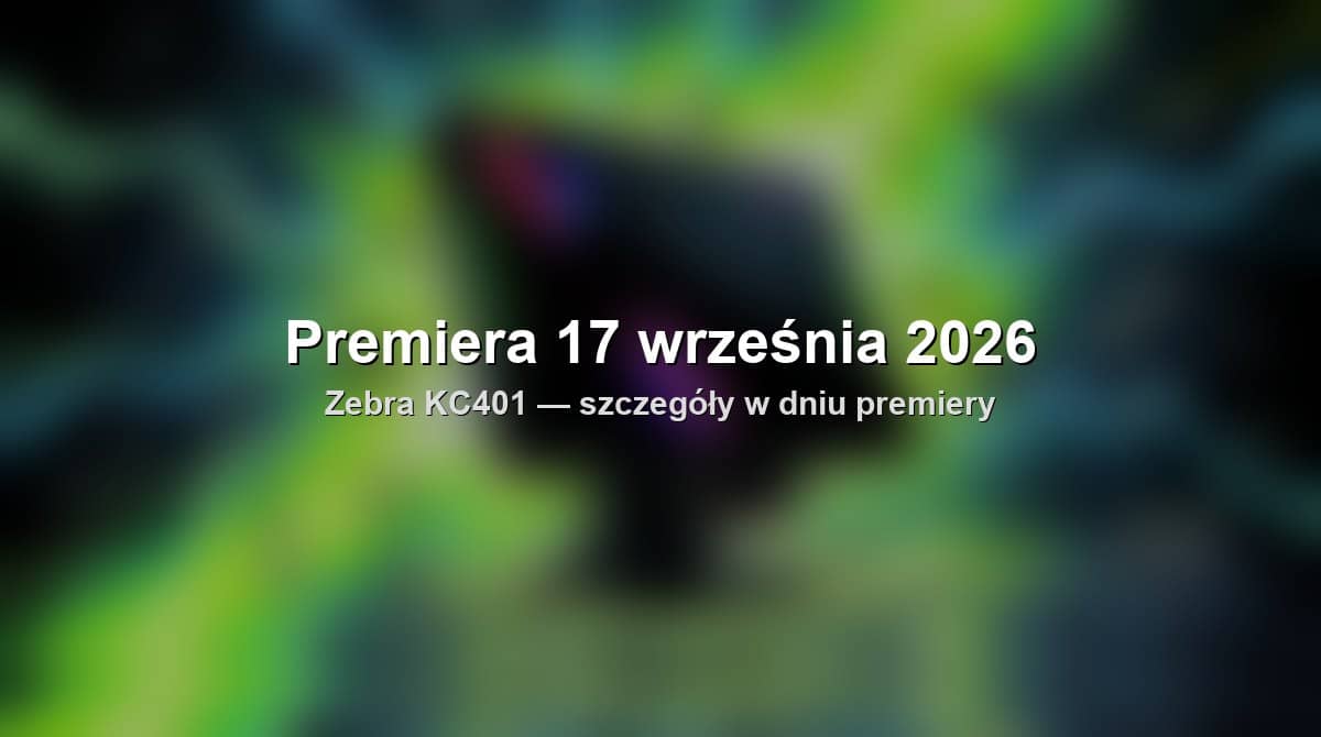 Zebra KC401 — zapowiedź nowego kiosku samoobsługowego. Premiera 17 września 2026